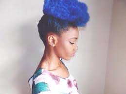 Keep repeating the procedure to get the desired. 3 Damage Free Ways To Dye Your Curls Blue Natural Hair Natural Curls Hairstyles Thick Natural Hair