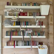 From fabric storage to tape and ribbon organizers, cute furniture you can make for crafting with ease, genius paint and brush storage and more, you have to check out these best craft room organizing projects. Craftroom Tour Ikea Furniture And Storage Ideas The Crafty Oink Pen