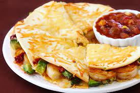 Parmesan Crusted Shrimp Quesadillas Gimme Some Oven Recipe Recipes Food Savoury Food