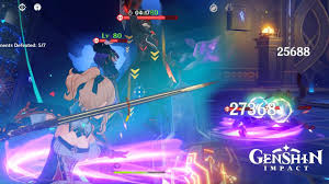 Genshin Impact Jean 27k Fall Damage Gameplay Dance Of Steel Domain Tricks Youtube