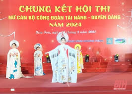 Chung kết Hội thi nữ cán bộ công đoàn tài năng - duyên dáng năm 2024