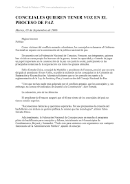Comuna san pedro de la paz. Concejales Quieren Tener Voz En El Proceso De Paz
