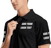 Amazon.com: Custom Shirts for Men Polo Shirt Embroidered Print Design Your  Own Text Logo Photo Dry Fit Golf Shirt Black : Clothing, Shoes & Jewelry