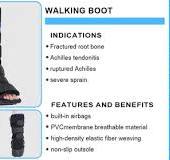 Orthopedic Adjustable ROM Hinged Walking Boots Air Cam ...