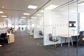 Open Plan Space Corporate Office Design Contemporary Office Office Interior Design