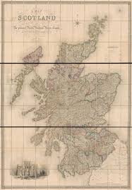 A Map Of Scotland Divided Into Counties Shewing The