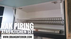 Nah, adanya kitchen set tersebut berfungsi sebagai tempat menyimpan barang juga. Model Rak Piring Atas Stainless Kitchen Set Minimalis Youtube