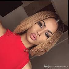 Black And Blonde Ombre Lace Front Wig Pin On Bob Wigs