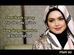 Penampilan mawang membawakan lagu andalannya kasih sayang kepada orang tua di klb indonesia viral ambyar tonton. Demi Kasih Sayang Dato Siti Nurhaliza English Translation Youtube