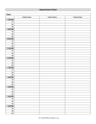 Clinics Doctors And Hospitals Can Use This Printable Appointment Log To Schedule Patient Visi Appointment Planner Appointment Calendar Daily Appointment Book