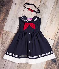 Good Lad Girls Sailor Dress Baby Girls Navy Sailor Dress Nautical Girls Dress Set Baby Sailor Dress Baby Girl Sailor Dress Girls Sailor Dress