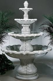 Fathom fountains specializes in custom fountains and custom water features for outdoor or indoor custom. Henri Studio Tiered Concrete Classical Finial Waterfall Fountain Wayfair