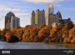 Ne, atlanta why we like it: Skyline Reflections Image Photo Free Trial Bigstock