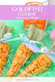 Overall is a great snack that is tasty. Easy Goldfish Carrot Snack Treats Tutorial With Free Printable