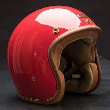 Hedon Hedonist Helmet Rouge Ferrari Red Revival Cycles Helmet Riding Gear Triumph Cafe Racer