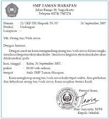 Contoh surat resmi undangan dinas sekolah pemerintah. Contoh Surat Dinas Resmi Yang Baik Dan Benar