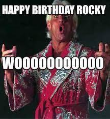 Meme Creator Funny Happy Birthday Rocky Wooooooooooo Meme Generator At Memecreator Org