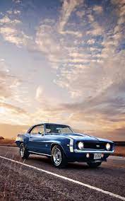 Stunning Classic Blue Car 4k Ultra Hd Mobile Wallpaper