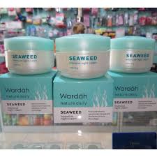 Yang disebut yang aman itu yang mana?? Wardah Seaweed Intensive Night Cream Shopee Indonesia