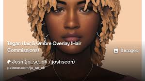 Tegan Hair & Ombre Overlay (Hair Commissions)