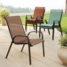 Sonoma Goods For Life Coronado Stackable Sling Patio Chair 4 Piece Set Patio Chairs Outdoor Chairs Patio