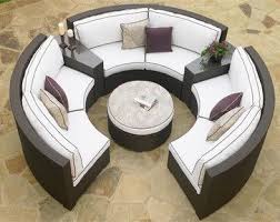Pull together patio furniture sets for intimate outdoor seating solutions, or larger patio furniture sets for hosting and entertaining. Circular Patio Sectional Dark Wicker Modern Outdoor Sofas Furniture For Patio Outdoor Wicker Furniture Modern Outdoor Sofas Circular Patio