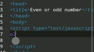 Javascript Program To Find Whether Number Is Even Or Odd | Even Or Odd In  Javascript | Anwriter App - Youtube