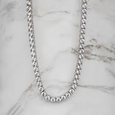 Aporro, the exclusive fully iced out jewelry brand, provides you the unisex diamond tennis chains (1.9mm, 3mm, 5mm, 8mm), single row & multi row hip hop jewelry with 14k gold, white gold. 13 97 Carat Round Cut Tennis Necklace