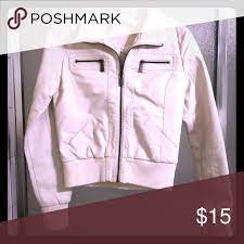 White Leather Bomber Jacket Bomber Style Leather Jacket Never Worn No Trades Ashley By 26 International Jacket Leather Bomber Jacket Leather Bomber Jackets
