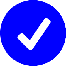 Blue ok icon - Free blue check mark icons