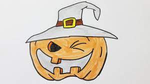 La citrouille a une forme ovale. Comment Dessiner Une Citrouille D Halloween Youtube