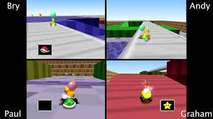 For retro fans, nintendo revealed super mario bros. Mario Kart 64 Four Player Frenzy Battle Mode Youtube