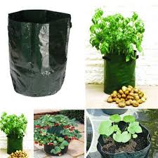 Free Shipping 50l Large Capacity Potato Grow Planter Pe Container Bag Pouch Tomato Window Garden Jardins Jardinage Et Potager