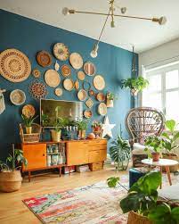 Retro Vintage Boho Colorful On Instagram Associate With Blue Werbung Wegen Markierung Passend Zu Home Decor Stylish Home Decor Boho Living Room