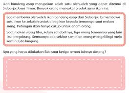 Documents similar to kunci jawaban tematik tema 5 kelas 5. Kunci Jawaban Tema 1 Kelas 6 Sd Mi Halaman 92 Dan 93 Menjawab Pertanyaan Tentang Tindakan Edo Dan Temannya Portal Jember