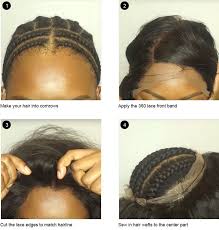 The wig i received is a sister line of rpgshow: How To Wear 360 Frontal Pictutorial Get It Hair Extensions Tutorial Natural Hair Styles Human Hair Extensions