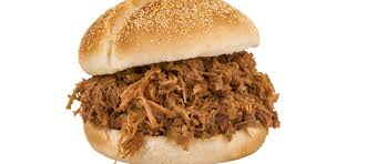 The combination is seasoned with black pepper before being served on hamburger buns. Shredded Chicken Sandwich Traditional Sandwich From Ohio United States Of America