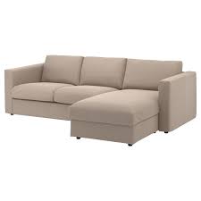 Vimle 3er Sofa Mit Recamiere Tallmyra Beige Ikea Osterreich In 2020 Ikea Vimle Sofa Bed With Chaise Comfortable Sofa