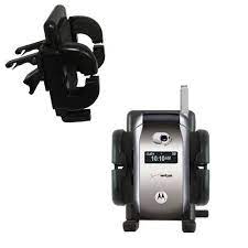 Gomadic Brand Horizontal Black Leather Carrying Case for the Motorola V276  with Integrated Belt Loop and Optional Belt Clip