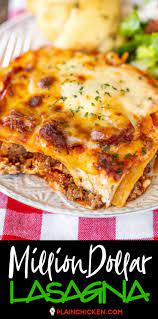 Million Dollar Lasagna Beef Lasagna Recipe Classic Lasagna Recipe Best Lasagna Recipe