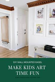 Diy Wall Mounted Easel Home Decor Home Diy Inexpensive Home Decor