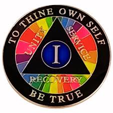 New AA Rainbow Recovery Medallion (years 1-30)