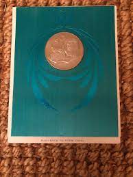 Franklin Mint 1969 Lion And The Lamb Christmas Silver Coin Silver Coins Franklin Mint Coin Collecting