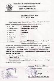 Kepala kantor perizinan surat izin tempat usaha (situ/ho)terpadu kab. Contoh Surat Keterangan Tempat Usaha Dari Desa Contoh Surat