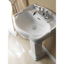 d rectangle bathroom pedestal sink