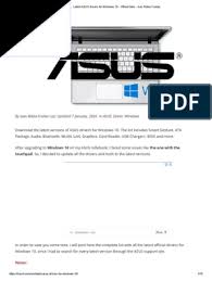 Are you looking drivers for a53s asus notebook? How Do I Update My Asus Drivers Windows 10