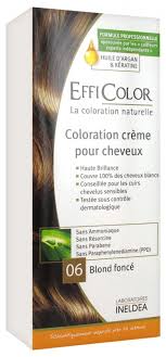 Les cheveux blancs sont plus épais donc la prise de la couleur sera plus difficile ; Ineldea Efficolor Coloration Creme Pour Cheveux