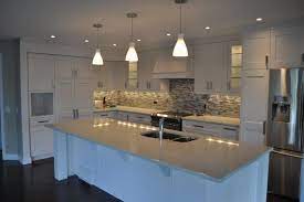 It is the perfect painting for any kind of counter top, floor or wall color. Modern White Shaker Kitchen Modern Kitchen Calgary By Michael Burr Design Houzz