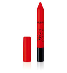 velvet the pencil crayon in hot red