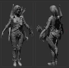 Archer Max Zin Zbrush Character Concept Art Characters Digital Sculpture